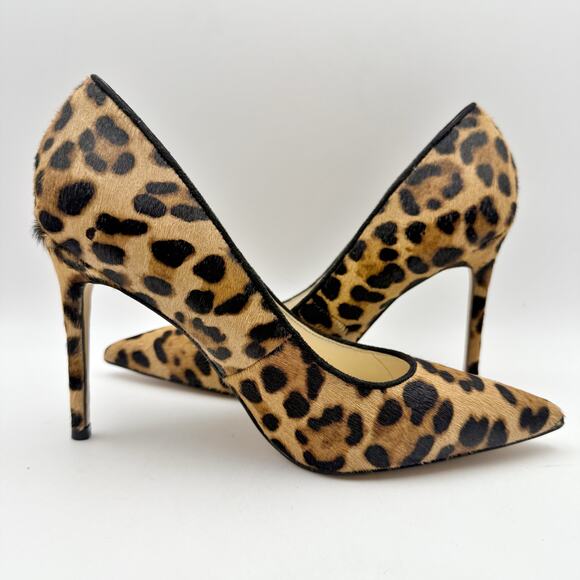 Nine West Womens Fresh Stiletto Pumps US 8 M EU 38.5 Leopard EUC - Picture 4 of 15